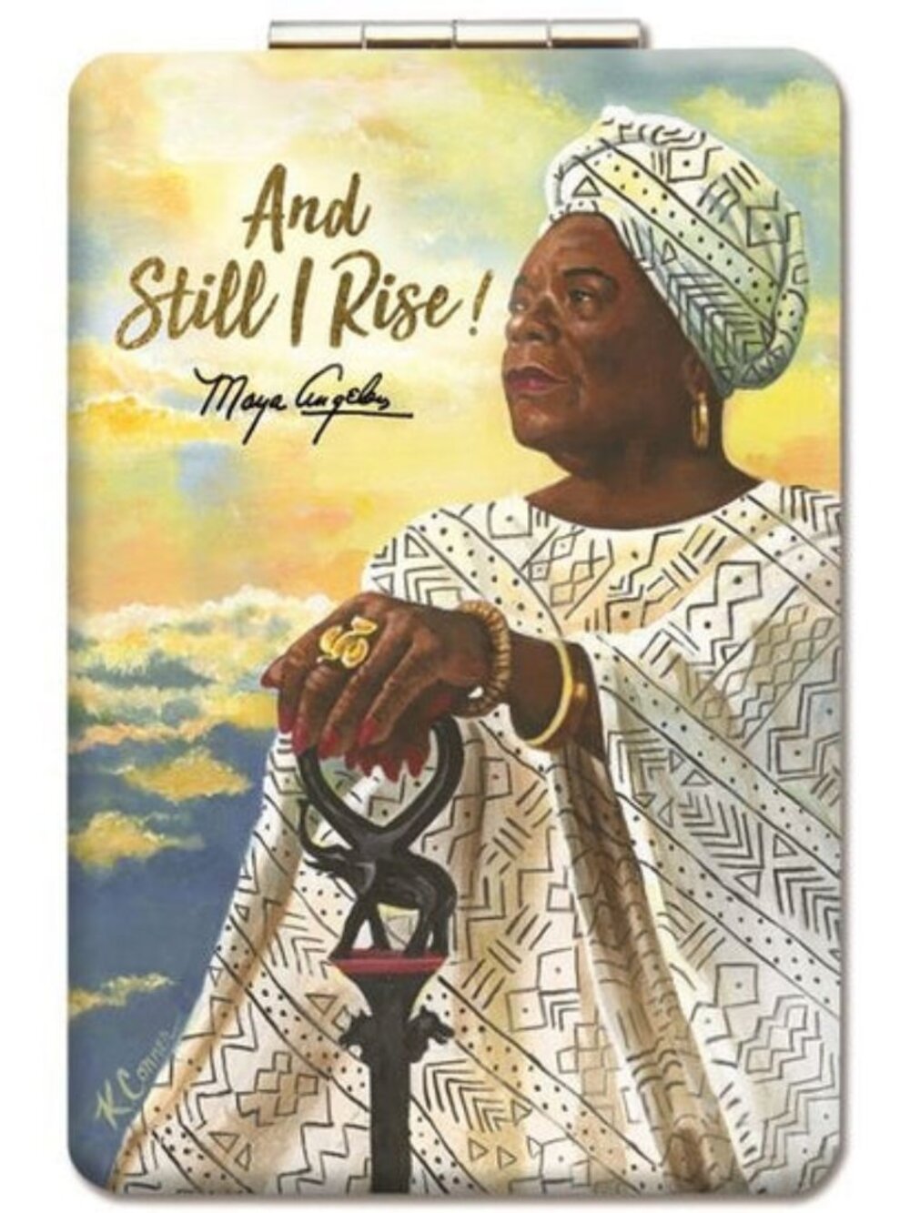 "And Still I Rise" Statement Compact Mirror
